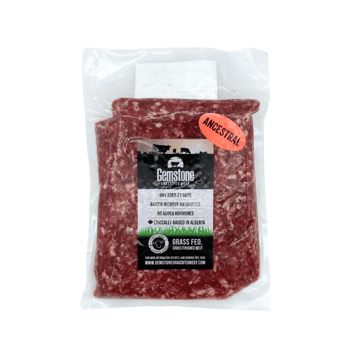 Valbella Gemstone Grass Fed Ground Beef Ancestral