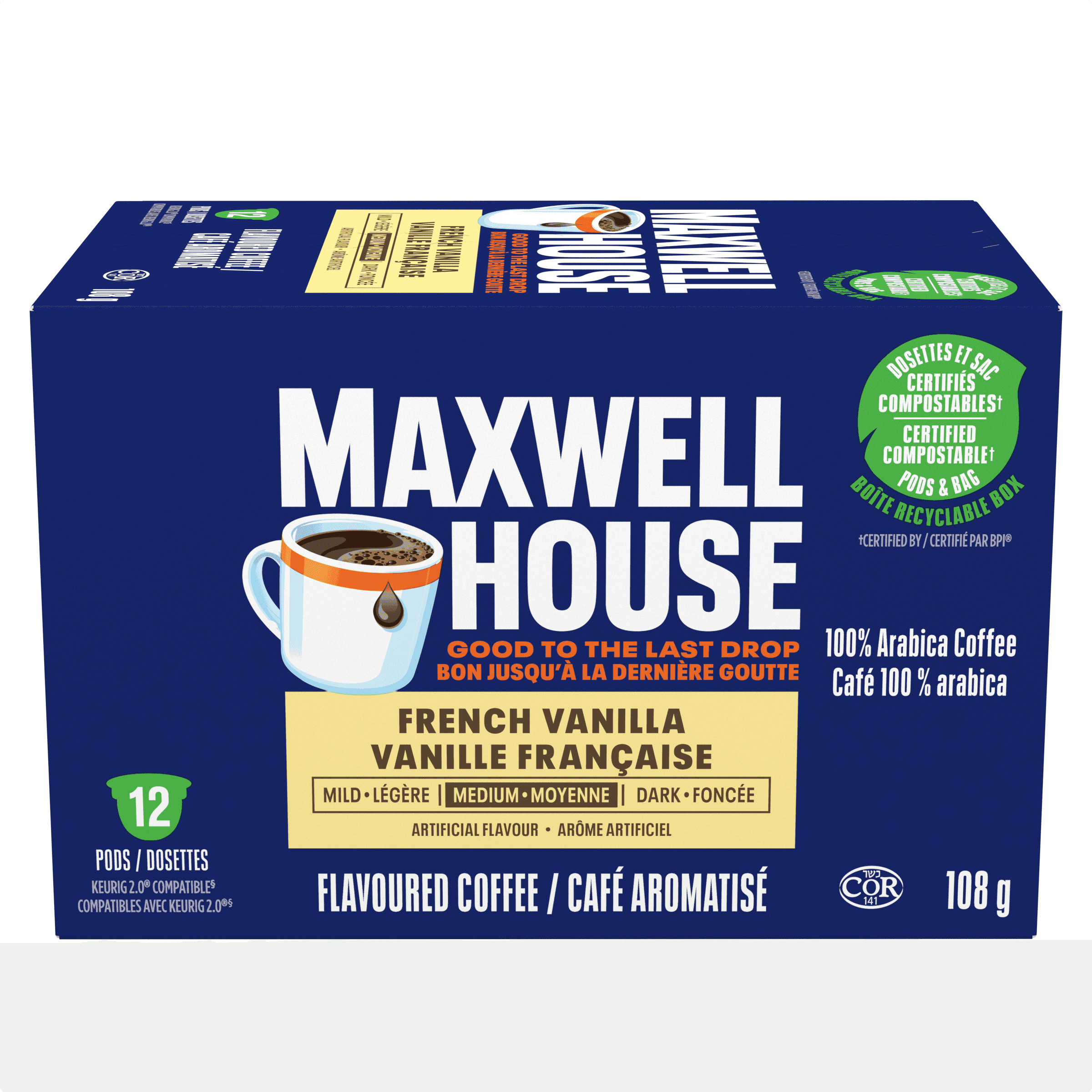 Maxwell House French Vanilla Flavoured Coffee