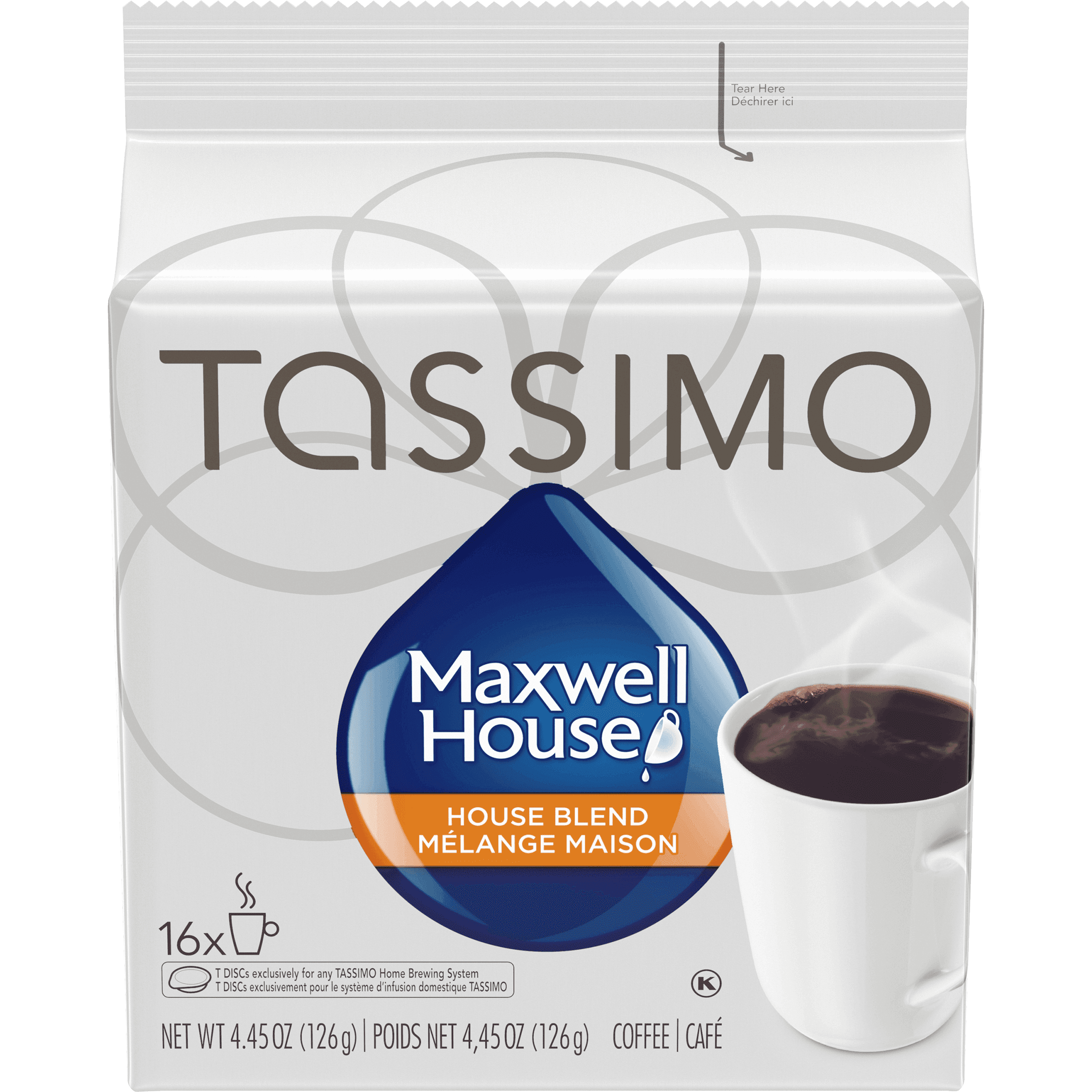 Maxwell House House Blend Coffee Single Serve T-Discs