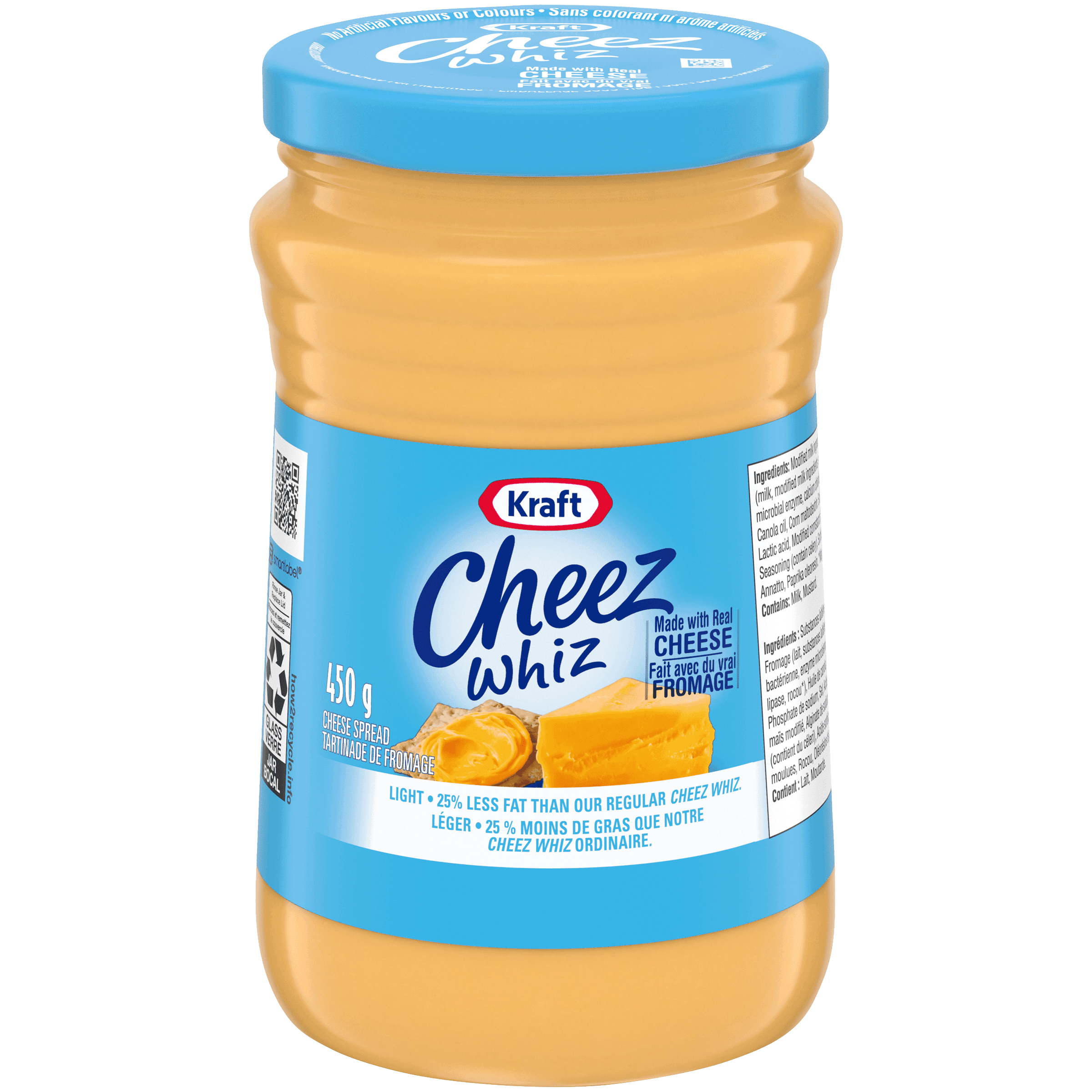 Kraft Cheez Whiz Light Cheese Spread