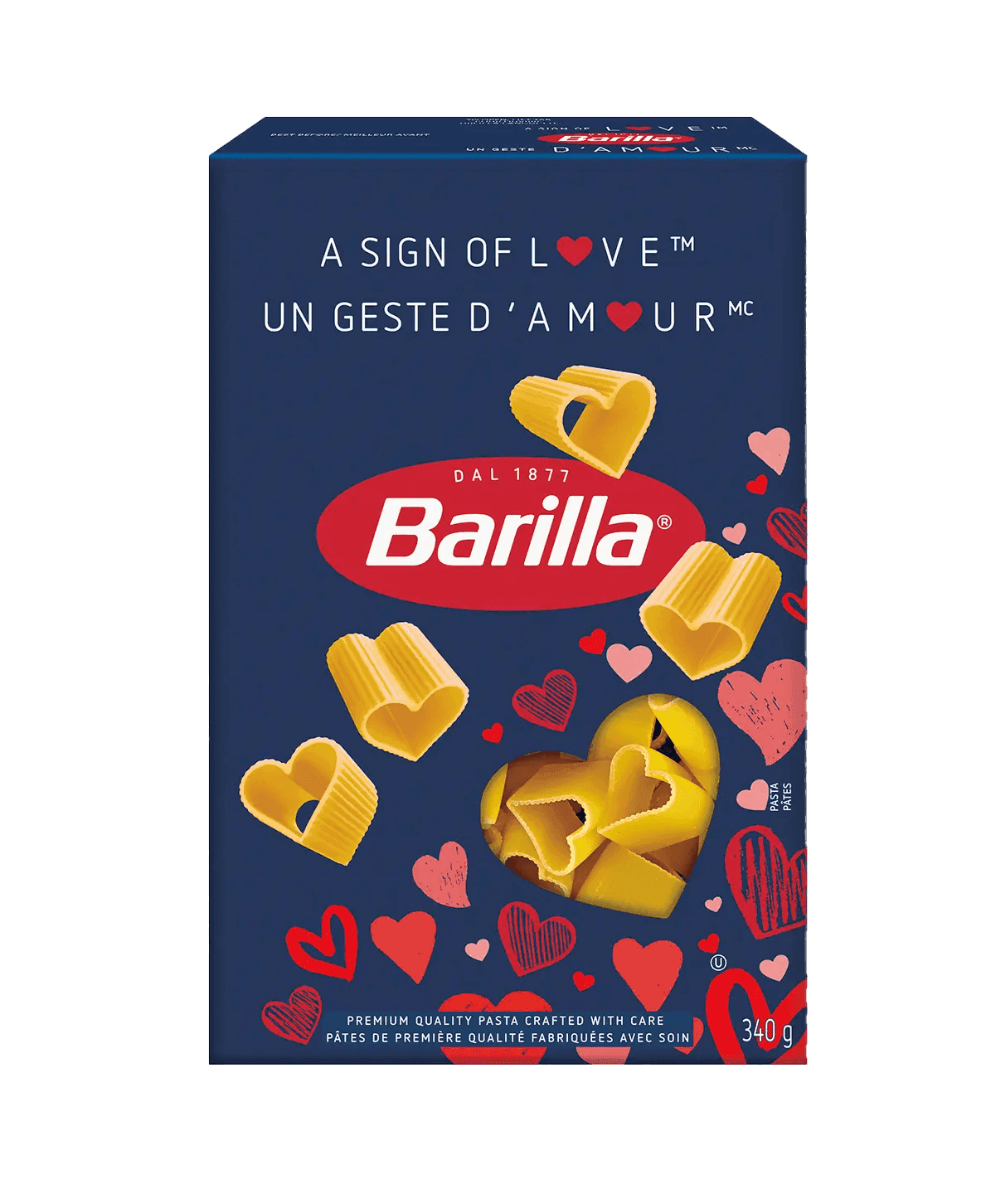 Barilla Heart Shaped Love Pasta