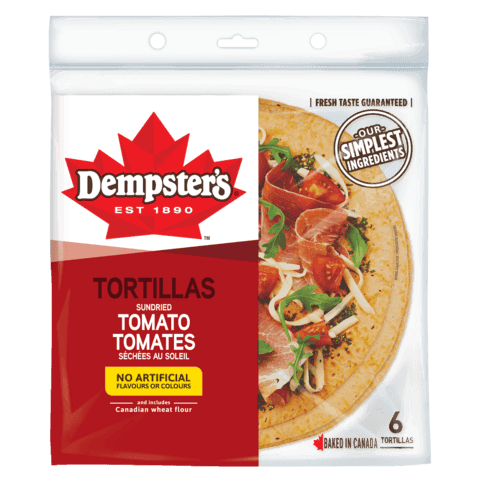 Dempster’s Sundried Tomato Large Tortillas