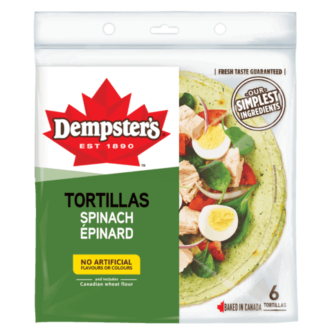 Dempster’s Spinach Large Tortillas