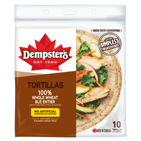 Dempster’s® 100% Whole Wheat Large Tortillas