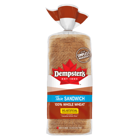 Dempster’s® 100% Whole Wheat Thin Sandwich Bread