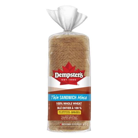 Dempster's® Xtra™ Thin Slice 100% Whole Wheat Sandwich Bread