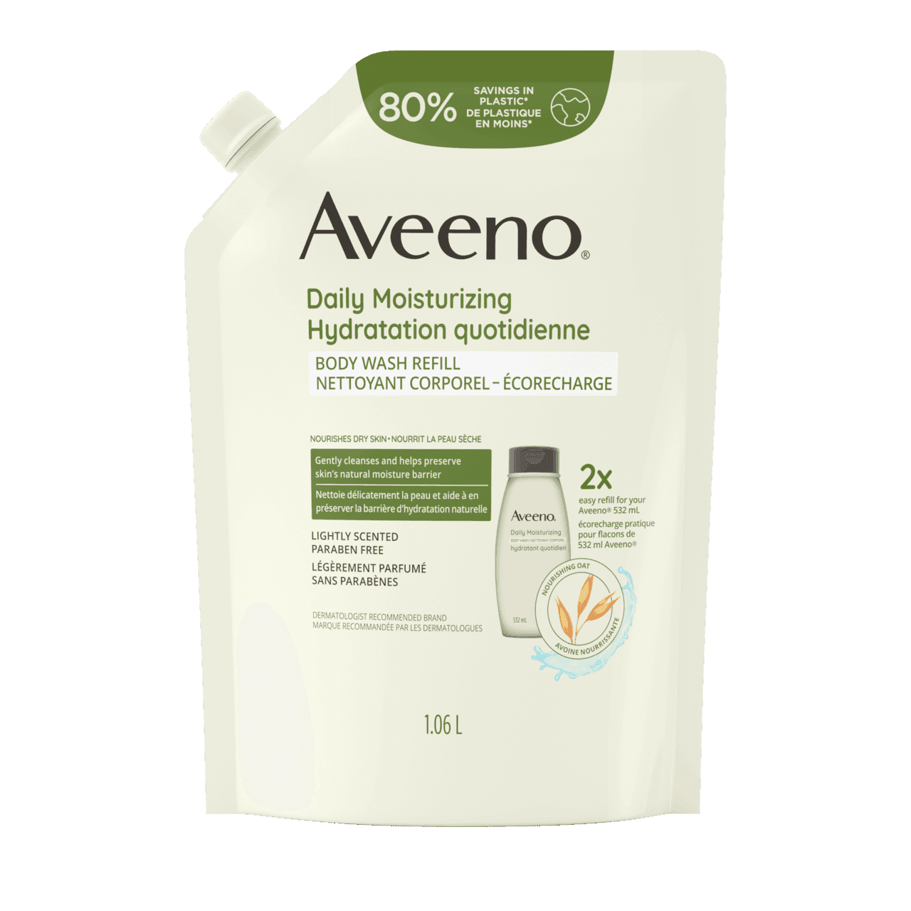 AVEENO® Daily Moisturizing Body Wash Refill Pouch