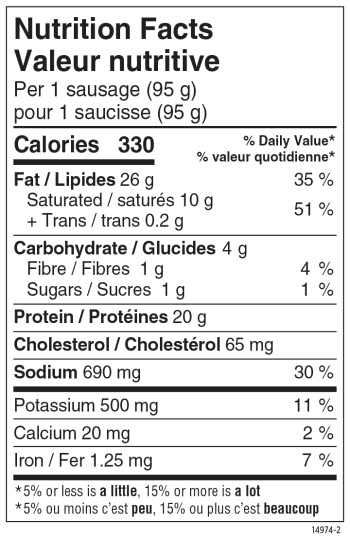 Freybe Wine Chorizo Sausages