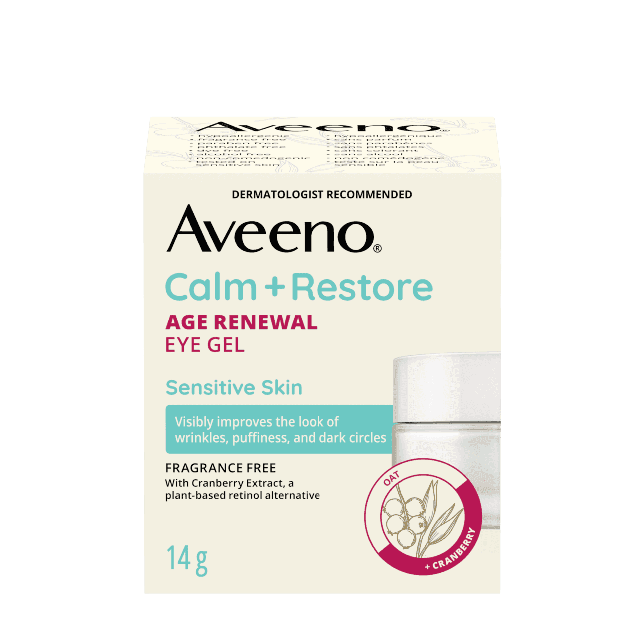 AVEENO® Calm + Restore Age Renewal Eye Gel