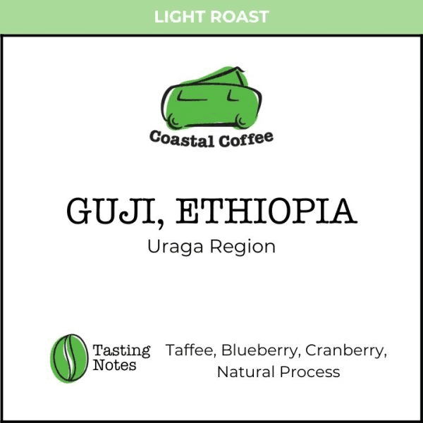 Coastal Coffee Uraga Region, Guji, Ethiopia Light Roast