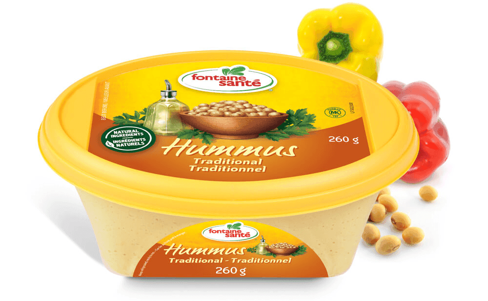 Fontaine Santé Hummus with Boursin® Cheese