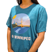 Tourism Winnipeg - AMG Unisex Skyline T-shirt