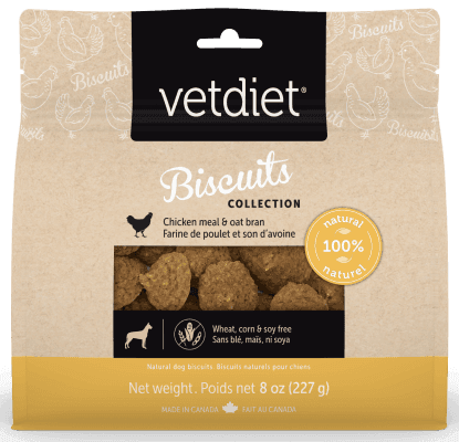 Vetdiet Chicken Meal and Oat Bran Biscuits for Dogs