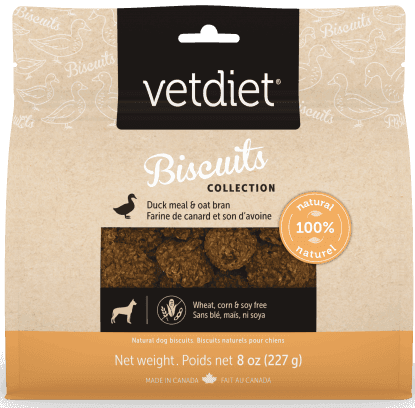 Vetdiet Duck Meal and Oat Bran Biscuits for Dogs