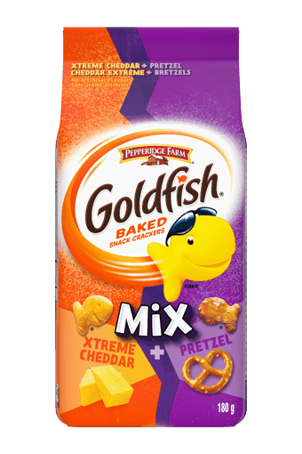 Goldfish Mix Xtreme Cheddar and Pretzel