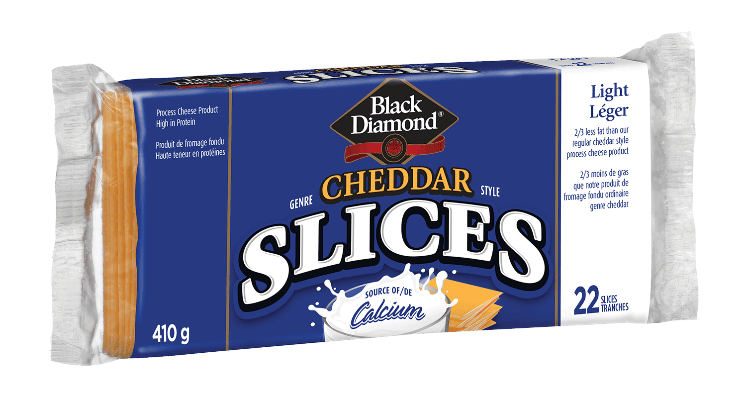 Black Diamond Light Cheddar Slices