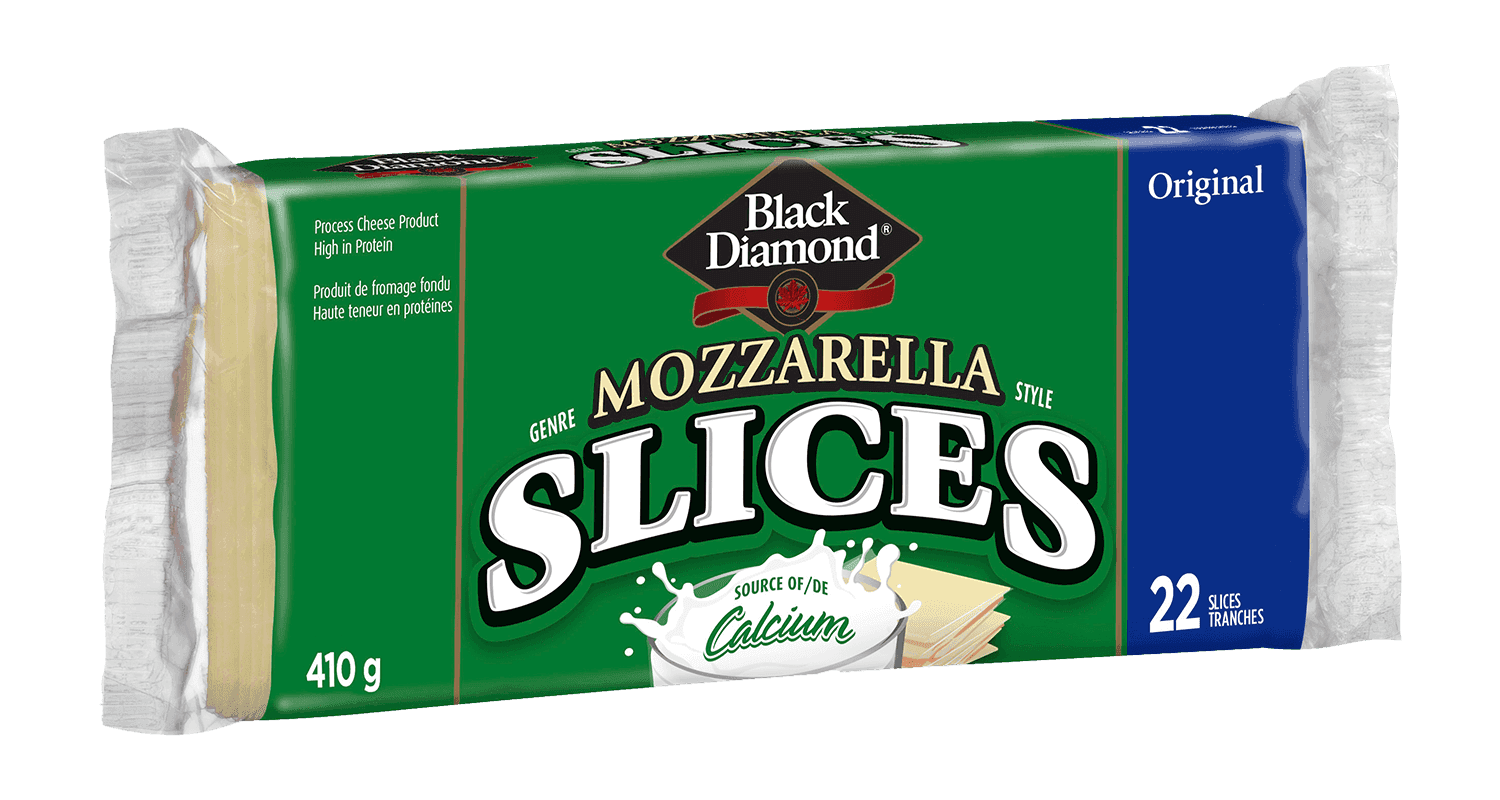 Black Diamond Mozzarella Slices