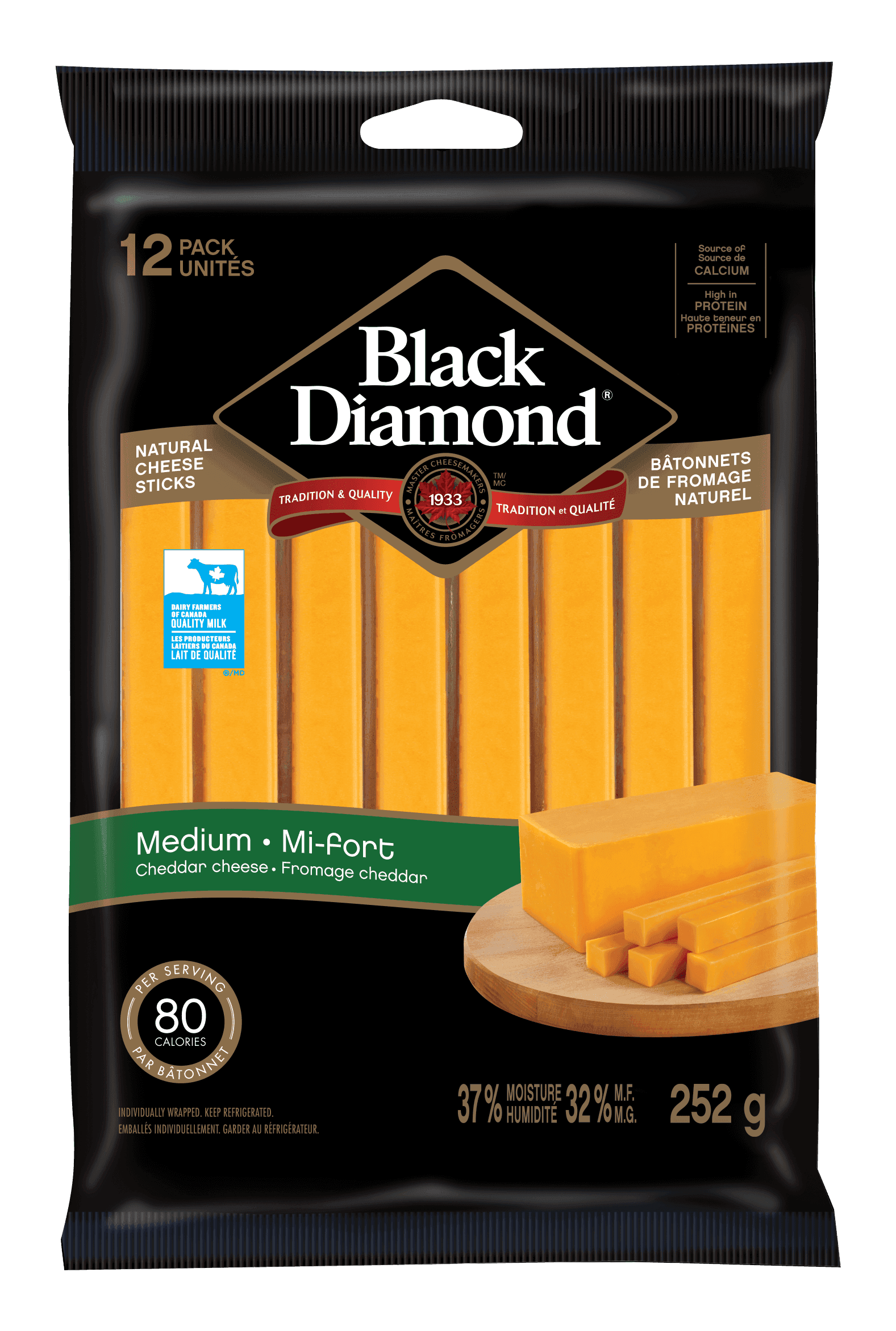 Black Diamond Medium Cheddar Sticks