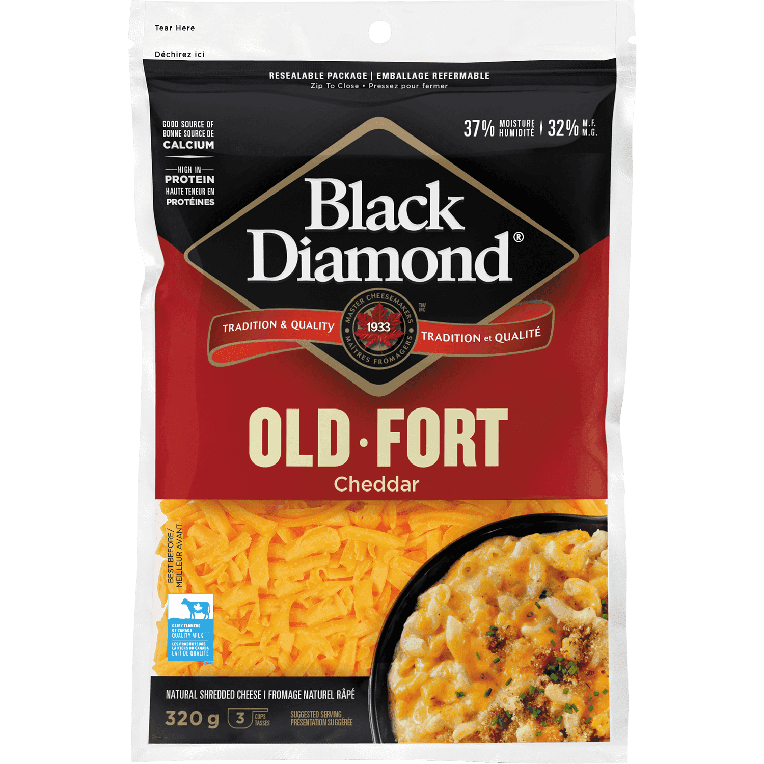 Black Diamond Old Cheddar Shredded Cheese