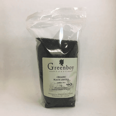 Greenboy Foods - Organic Black Lentils