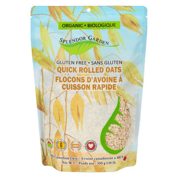 Splendor Garden Canadian Organic Spice & Herb - Gluten Free Quick Rolled Oats