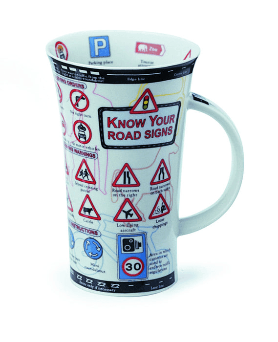 Glencoe, Know Your Road Signs Mug