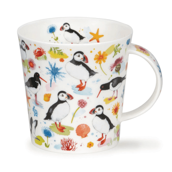 Cairngorm Puffins & Oystercatchers Mug